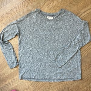 Madewell gray drop sleeve t-shirt